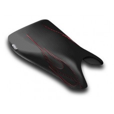LUIMOTO (Flame Edition) Rider Seat Covers for the YAMAHA YZF-R6 (03-05) and YZF-R6S (06-09)